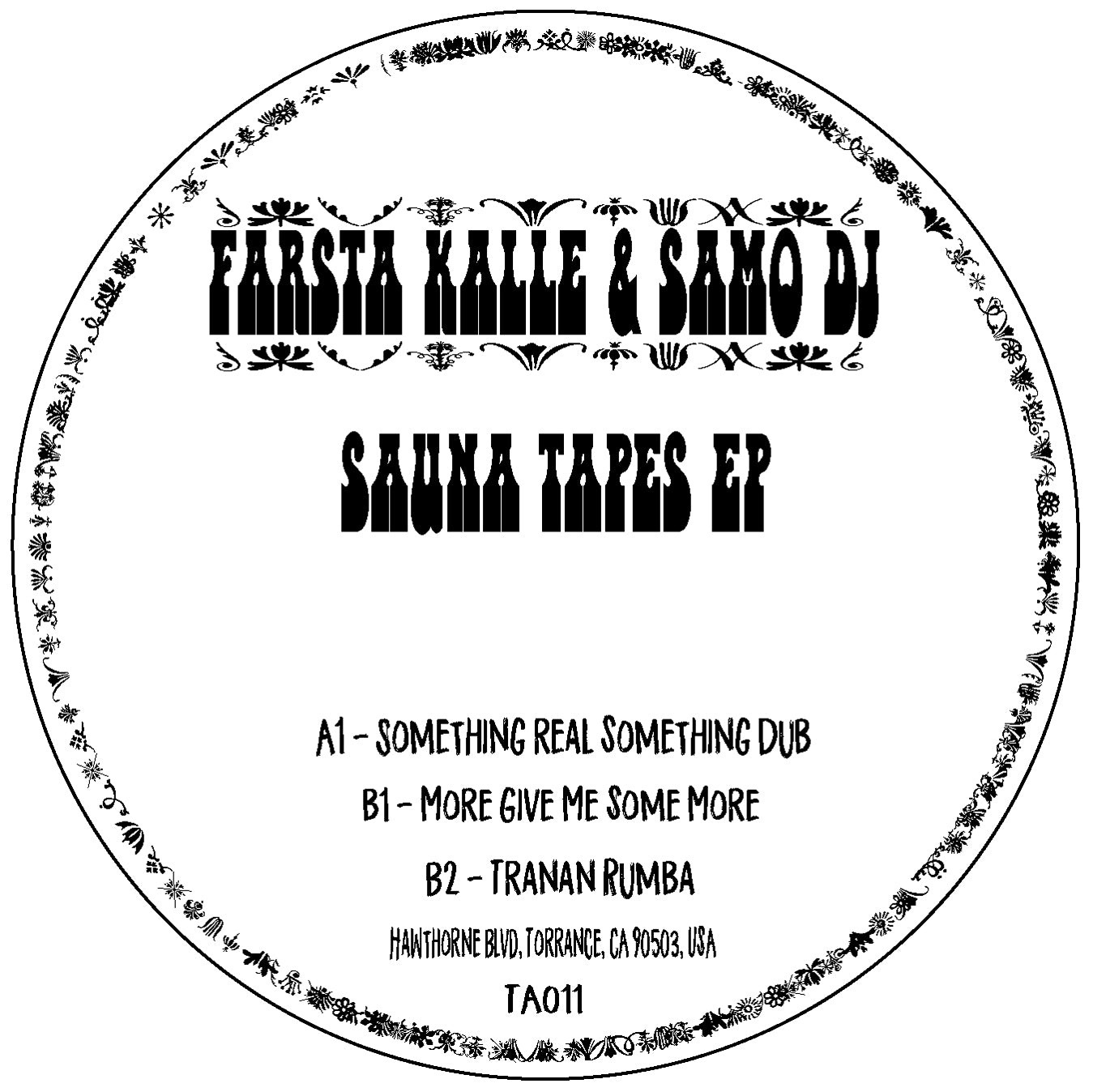 FARSTA KALLE & SAMO DJ - THE SAUNA TAPES EP