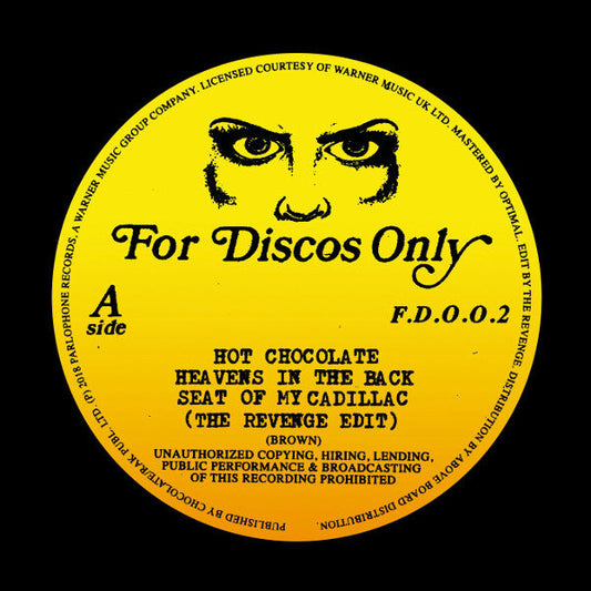 HOT CHOCOLATE / GWEN MCRAE - HEAVENS IN THE BACK SEAT OF MY CADILLAC / KEEP THE FIRE BURNIN' (THE REVENGE EDITS)