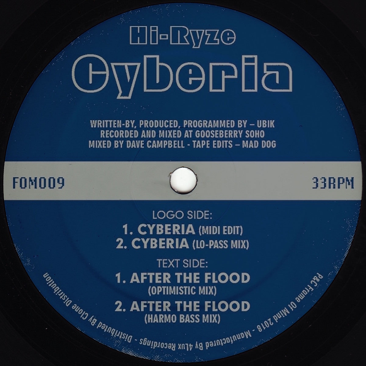 Hi-Ryze - Cyberia / After The Flood