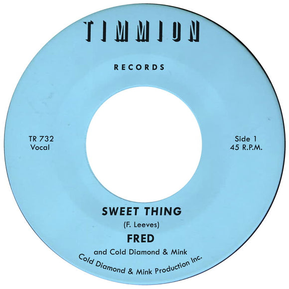 FRED - Sweet Thing (feat Cold Diamond & Mink)
