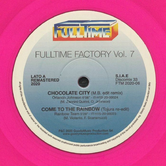 Orlando JOHNSON / RAINBOW TEAM / BARBARA YORK / CITY GROUP'S BAND - Fulltime Factory Vol 7