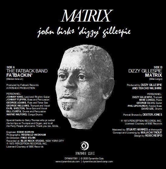 The FATBACK BAND/DIZZY GILLESPIE - Fatbackin' (limited 7")