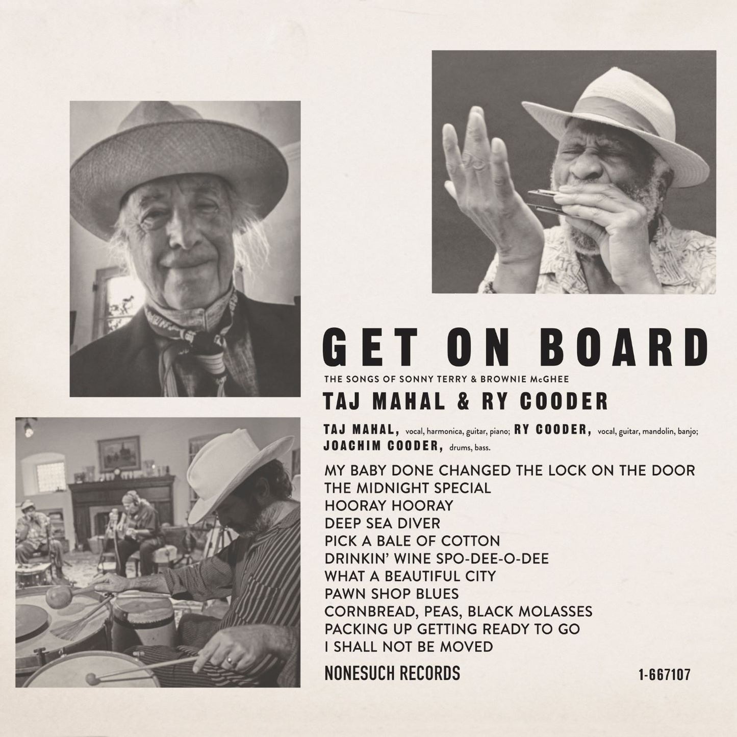 Taj Mahal & Ry Cooder - GET ON BOARD [CD]