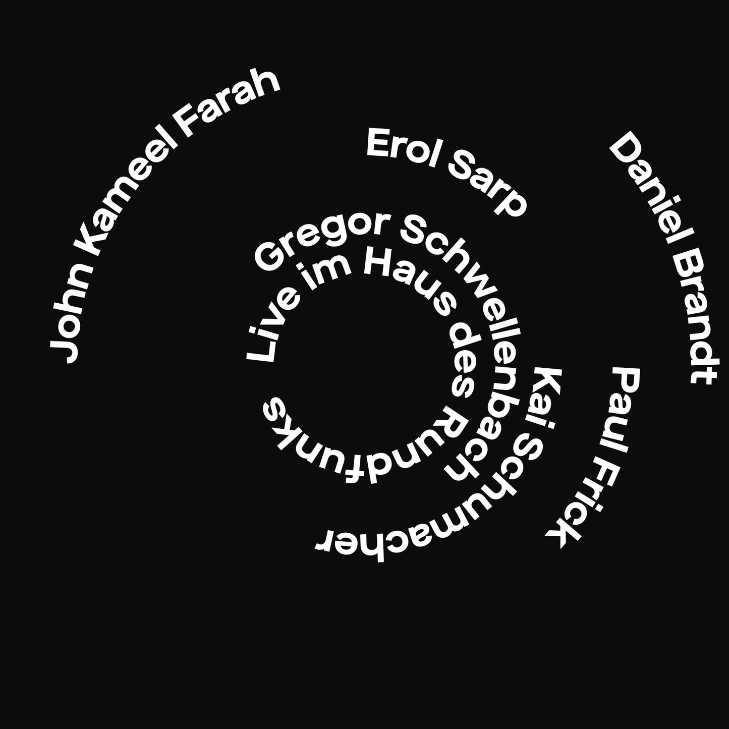 Daniel Brandt / John Kameel Farah /Paul Frick / Erol Sarp / Kai Schumacher / Gregor Schwellenbach - Live im Haus des Rundfunks [CD]