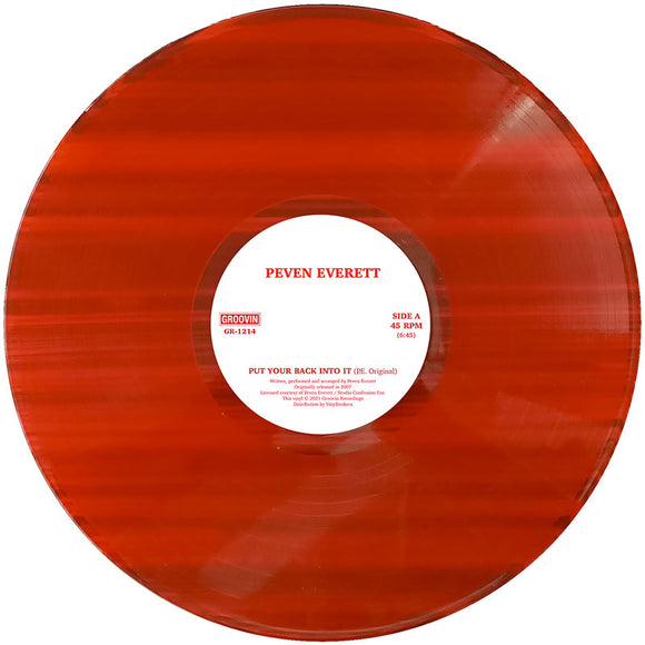 Peven Everett - Put Your Back Into It [Red Vinyl]