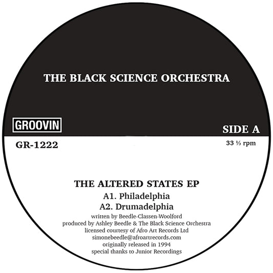 THE BLACK SCIENCE ORCHESTRA - The Altered States EP