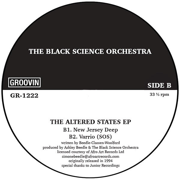 THE BLACK SCIENCE ORCHESTRA - The Altered States EP