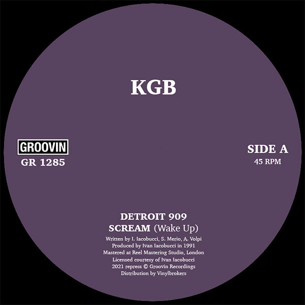 KGB - DETROIT 909 (Original 1991 versions + unreleased remix)