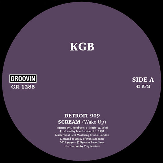 KGB - DETROIT 909 (Original 1991 versions + unreleased remix)