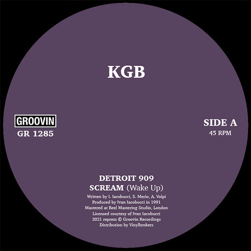 KGB - DETROIT 909 (Original 1991 versions + unreleased remix)