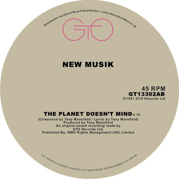 New Musik - The Planet Doesn't Mind / 24 Hours From Culture - Part II