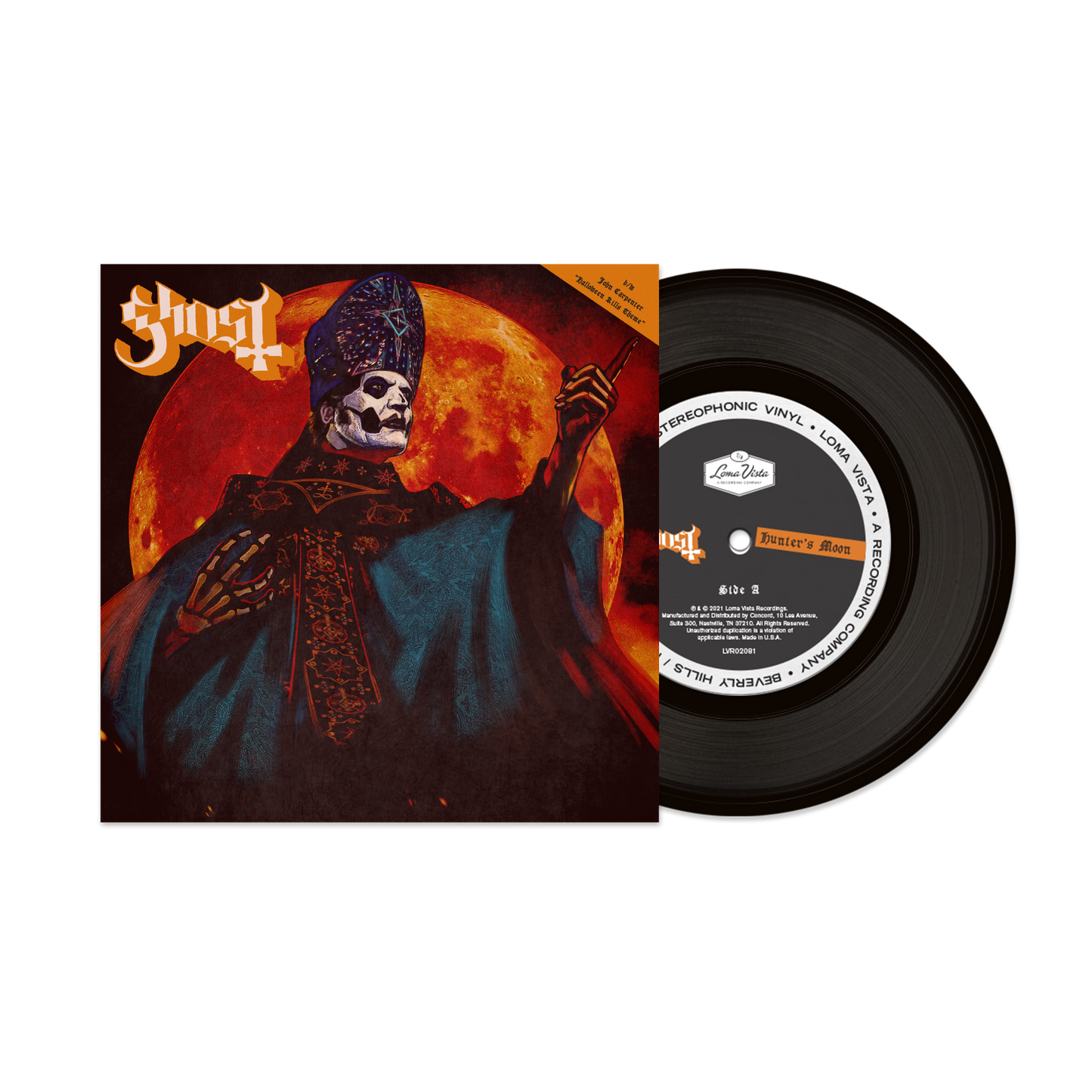 GHOST - HUNTER’S MOON [LIMITED EDITION 7” BLACK VINYL]