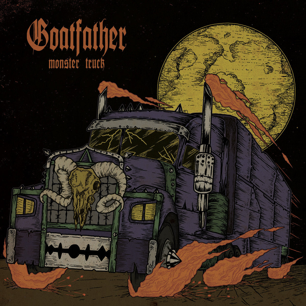 Goatfather - Monster Truck [Orange Coloured Vinyl]