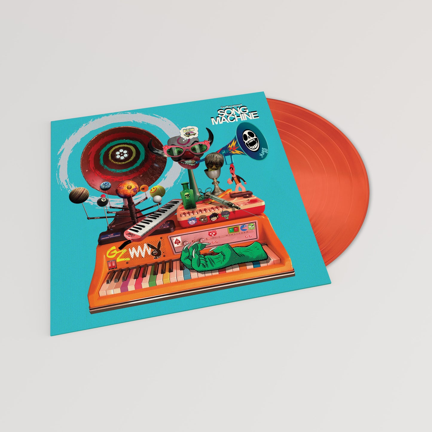 Gorillaz - Song Machine: Season One - Strange Timez [Neon Orange Vinyl]