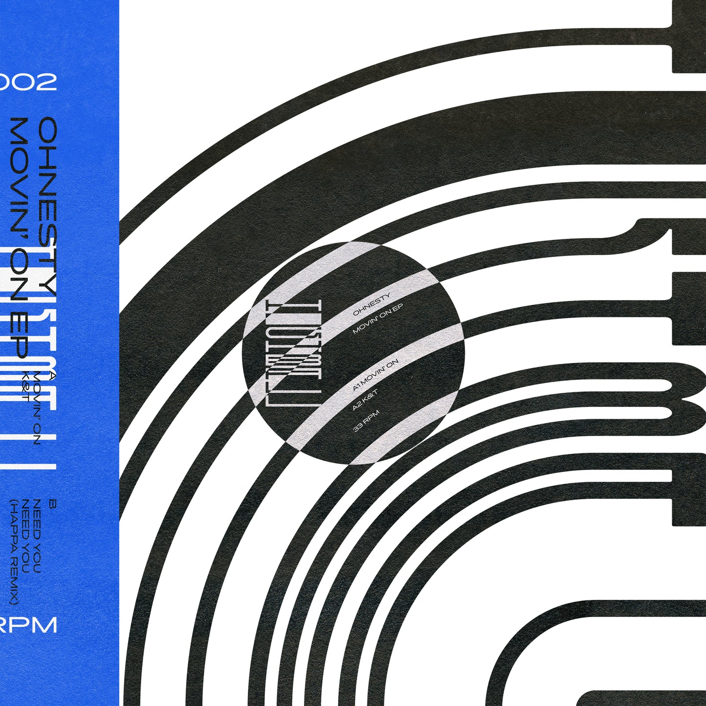 Ohnesty - Movin On' EP (Inc Happa Remix)