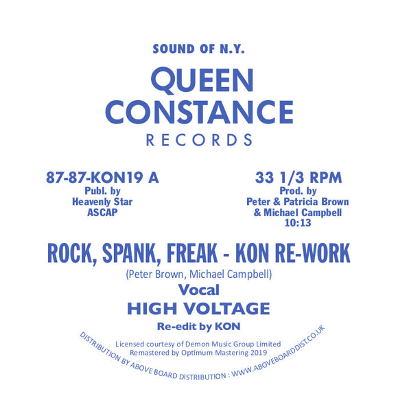 High Voltage / Chain Reaction - Rock, Spank, Freak (KON Re-work) / Dance Freak (Moplen Re-freak)