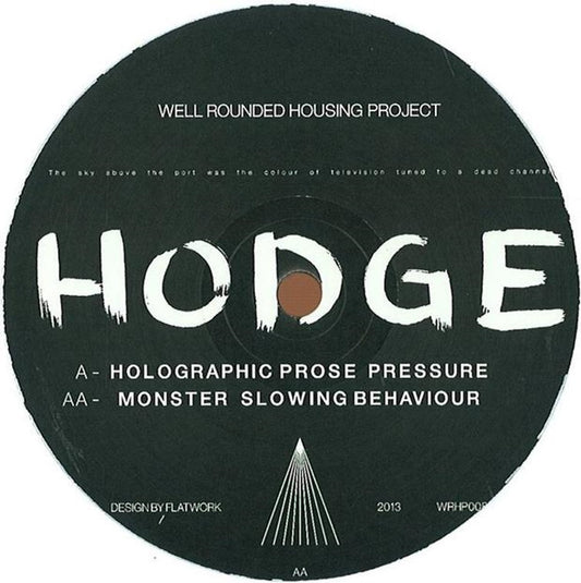 Hodge - Holographic Prose EP