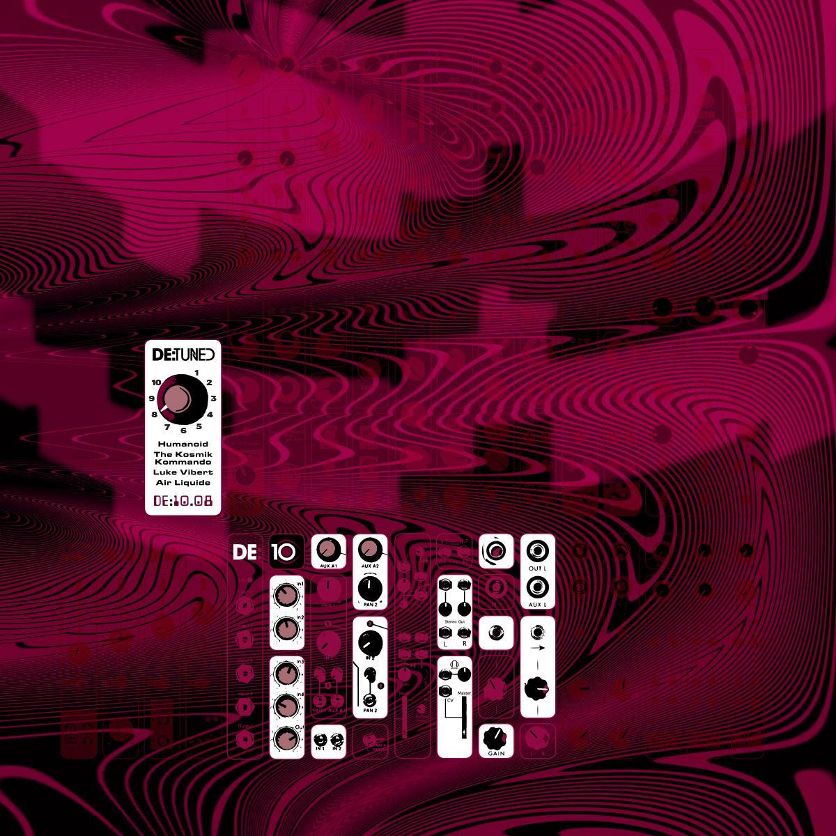 Humanoid / Luke Vibert / Air Liquide - DE:1008 [full colour sleeve / ltd clear magenta vinyl edition / 180 grams]