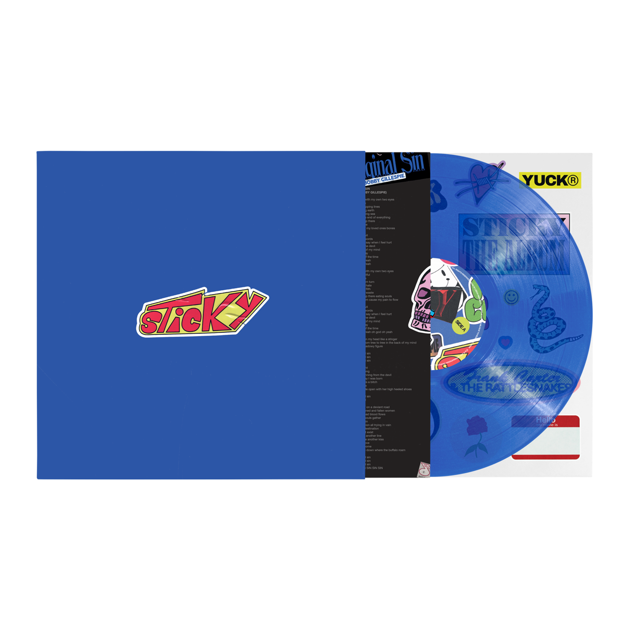 FRANK CARTER & THE RATTLESNAKES - STICKY [LP Transparent Blue]
