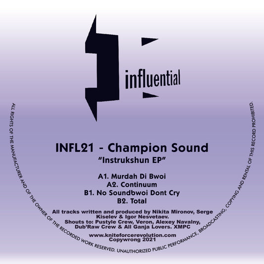 Champion Sound Crew - Instrukshun EP