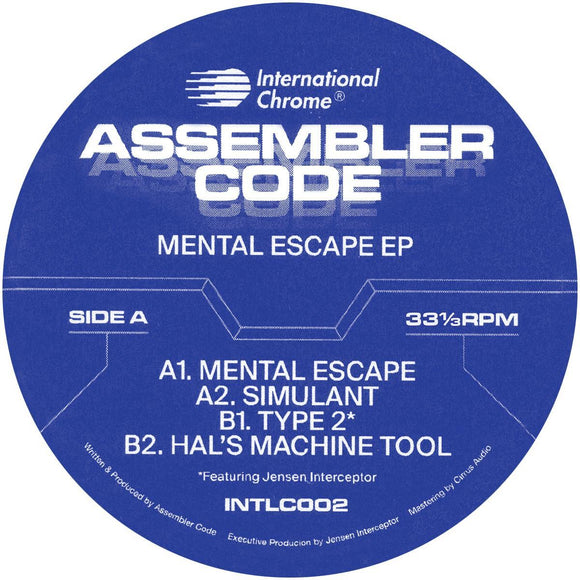 Assembler Code - Mental Escape EP [stickered sleeve]