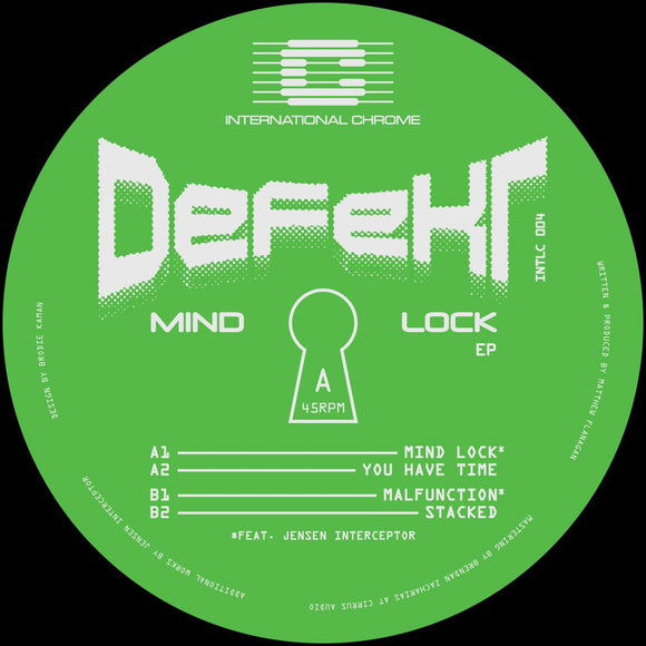 DeFekt feat Jensen Interceptor - Mind Lock EP [stickered sleeve]