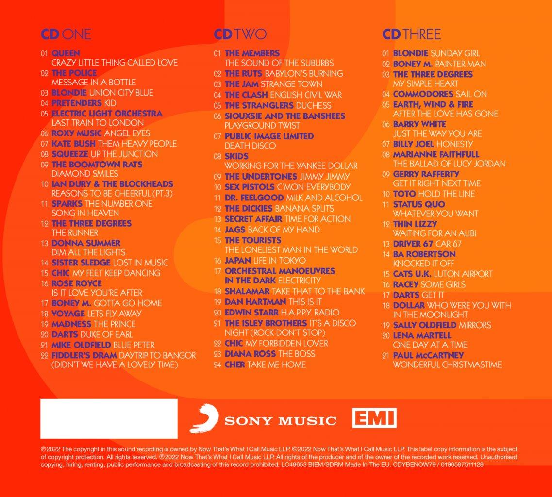 VARIOUS ARTISTS  - NOW – Yearbook Extra 1979 [3CD]