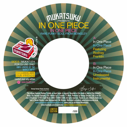 In One Piece - In One Piece (feat. Rodney Franklin)