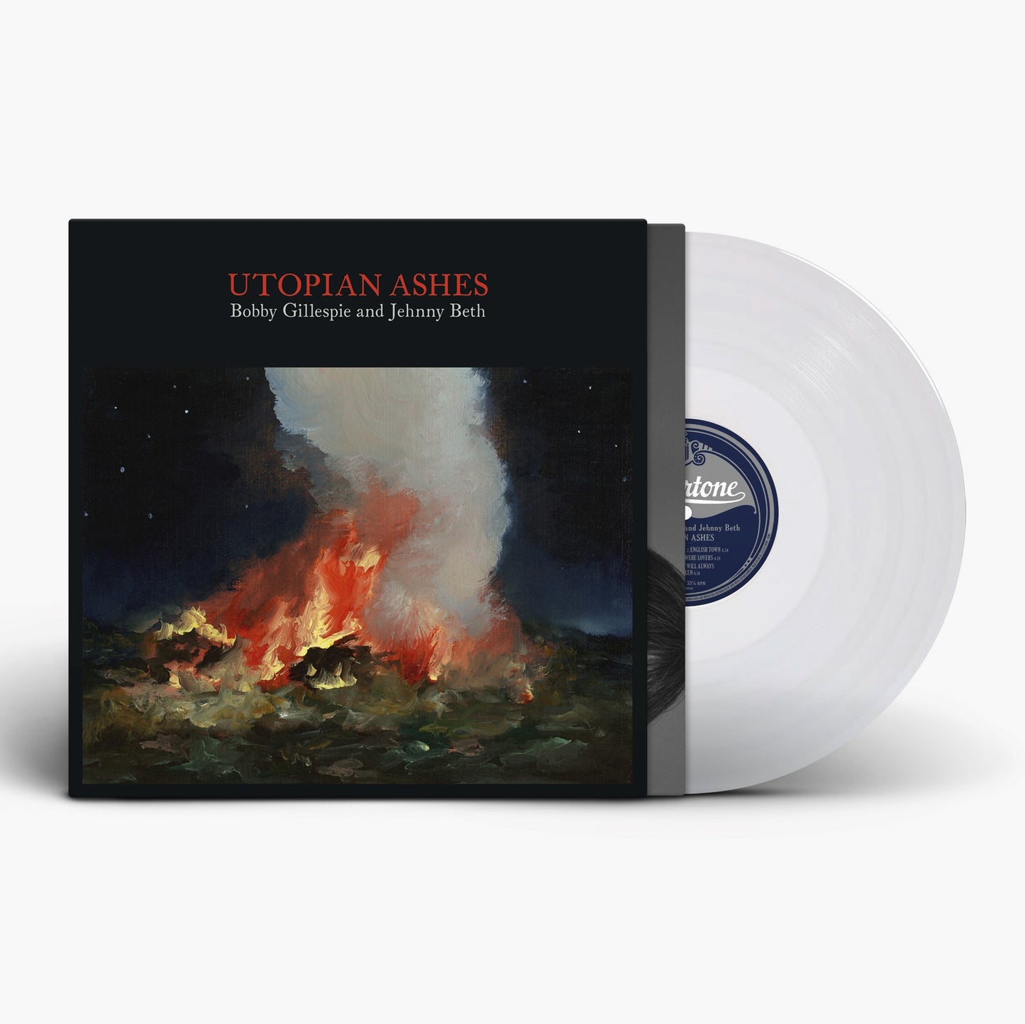 Bobby Gillespie & Jehnny Beth - Utopian Ashes [Clear LP Vinyl]
