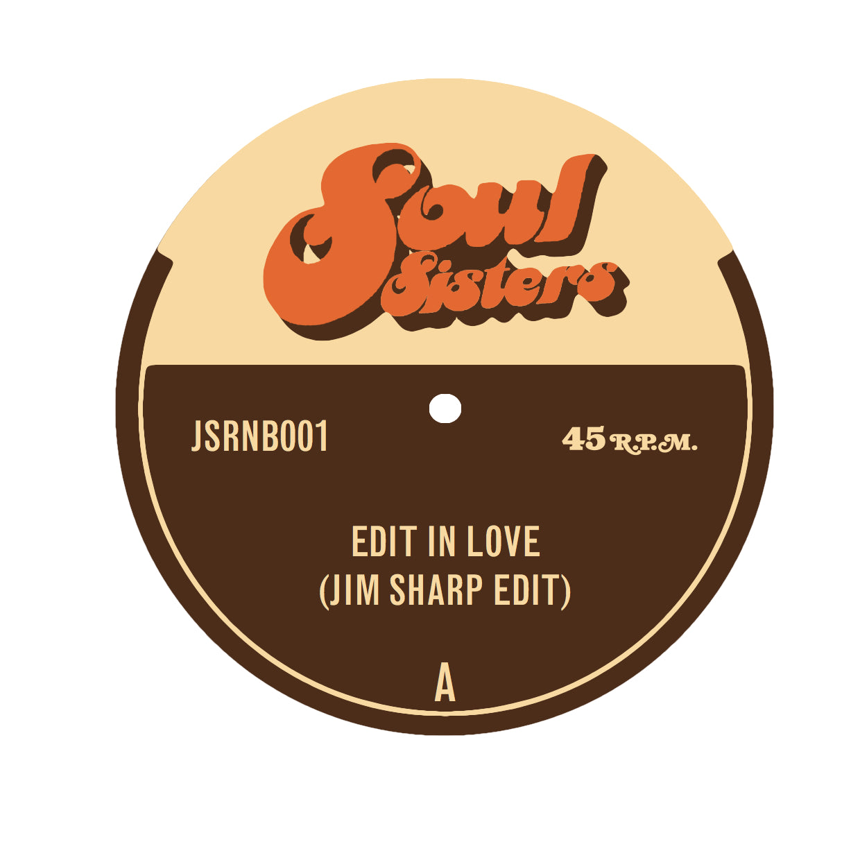 JIM SHARP SOUL SISTERS 7" RE-PRESS