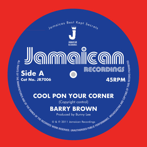 BARRY BROWN - COOL PON YOUR CORNER