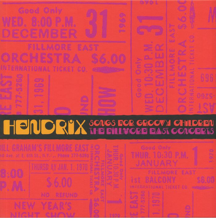 Jimi Hendrix - Songs For Groovy Children: The Fillmore East Concerts