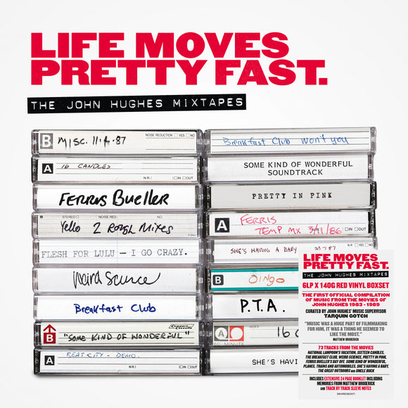 Various Artists - Life Moves Pretty Fast - The John Hughes Mixtapes (140g Red Vinyl) [6LP]
