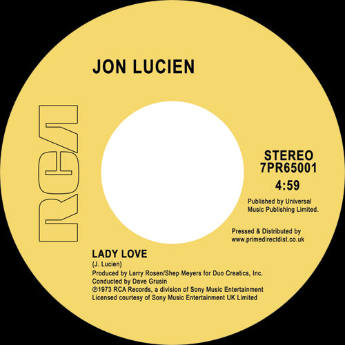 Jon Lucien - Lady Love / Love Everlasting