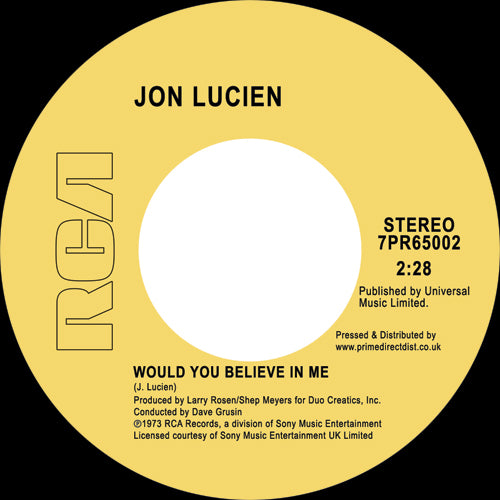 Jon Lucien - Would You Believe In Me / Kuenda