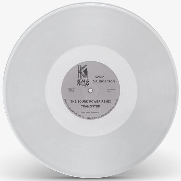 KEVIN SAUNDERSON THE SOUND (POWER REMIX) / THE GROOVE THAT WONT STOP (Clear Vinyl Repress)