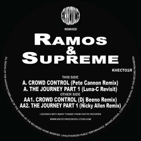 Ramos & Supreme - The Journey / Crowd Control Remixed EP