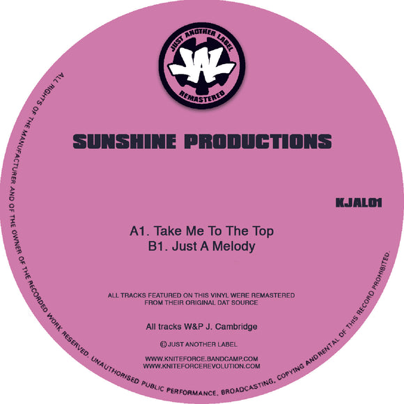 Sunshine Productions - Take Me To The Top EP