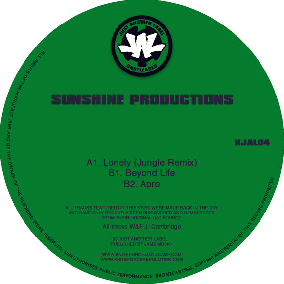 Sunshine Productions - Beyond Life EP