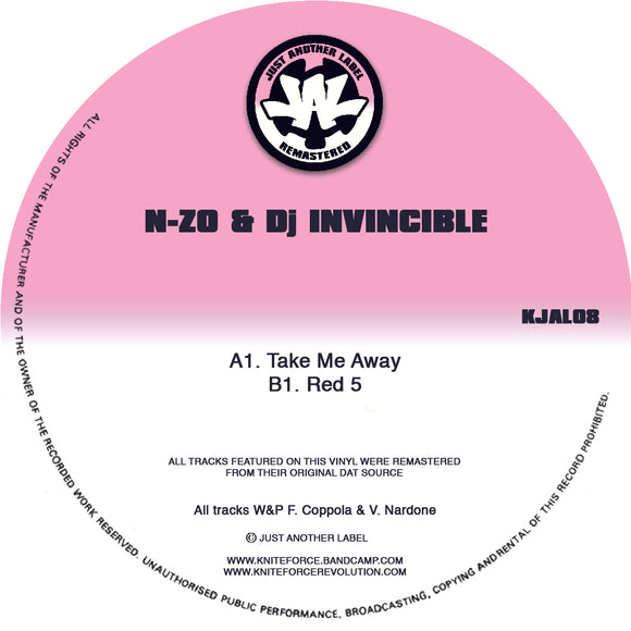 N-Zo & DJ Invincible - Take Me Away EP