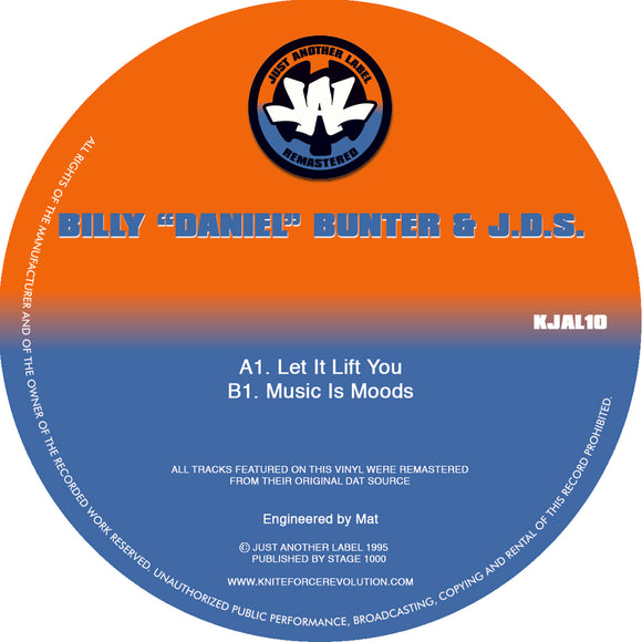 Billy “Daniel” Bunter & J.D.S. - Let It Lift You EP