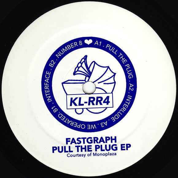 FASTGRAPH - Pull The Plug EP (reissue) (hand-stamped 12