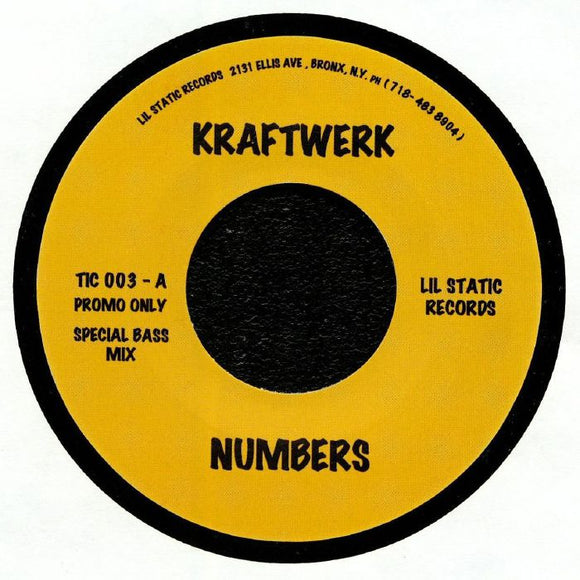 KRAFTWERK - NUMBERS (one per person)