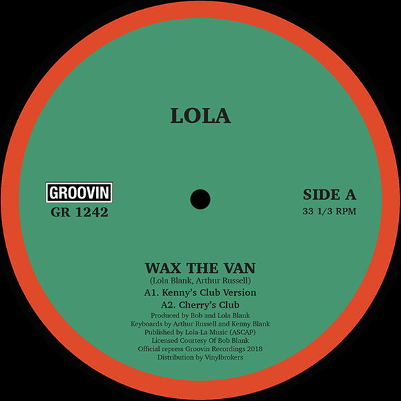 LOLA - WAX THE VAN