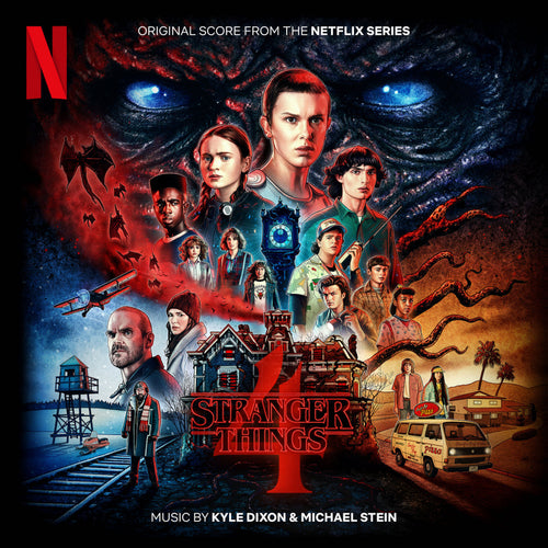 Kyle Dixon & Michael Stein  Stranger Things 4: Volume 1 (Original Score From The Netflix Series) [2LP Black Vinyl]