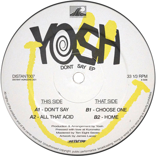 Yosh - Don’ t Say EP