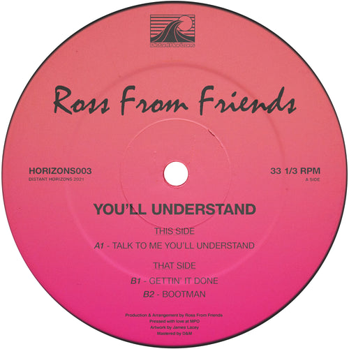 Ross From Friends - You'll Understand [Hot Pink Vinyl]