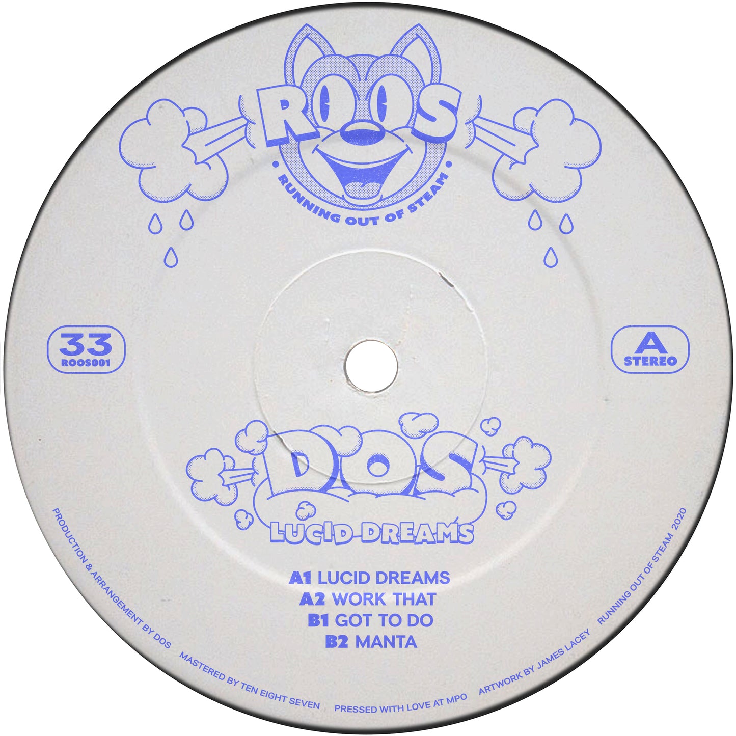 DOS - Lucid Dreams EP [Blue Marbled Vinyl]