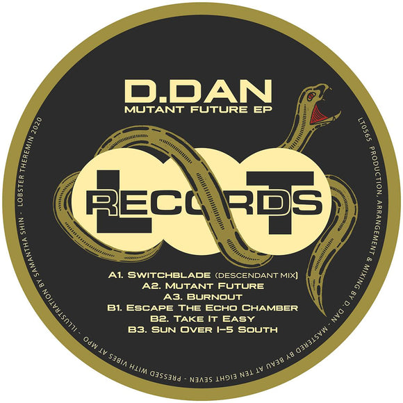D.Dan - Mutant Future EP [gold marbled vinyl]