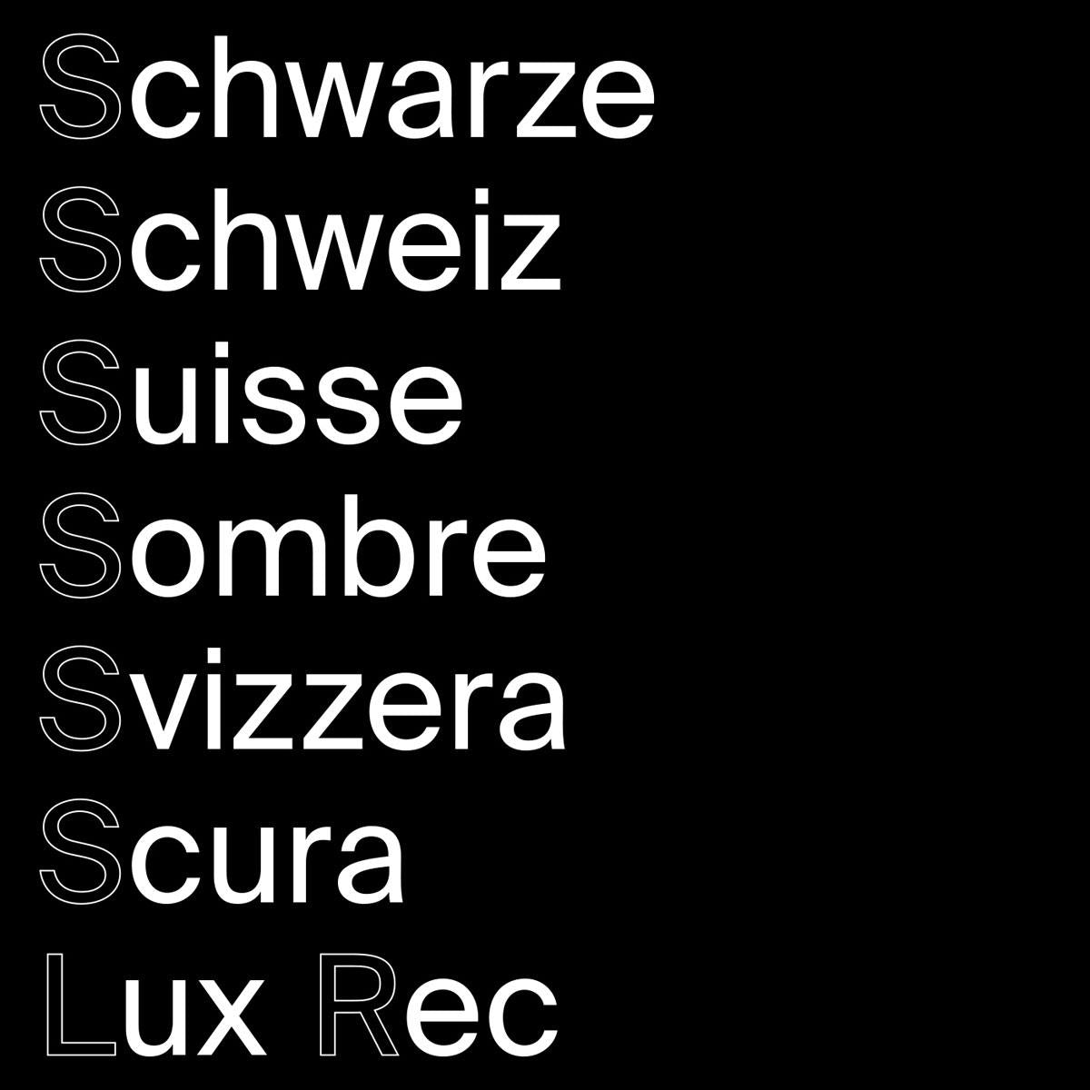 Various Artists - Schwarze Schweiz Suisse Sombre Svizzera Scura [pt1 / printed sleeve]